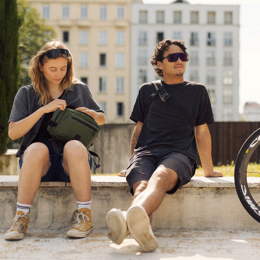 sac bandoulière à porter sur l'épaule et adapté au vélo