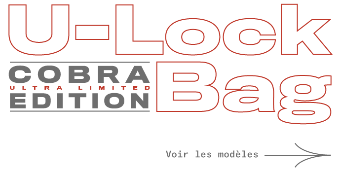 U-lock Bag Cobra Edition black