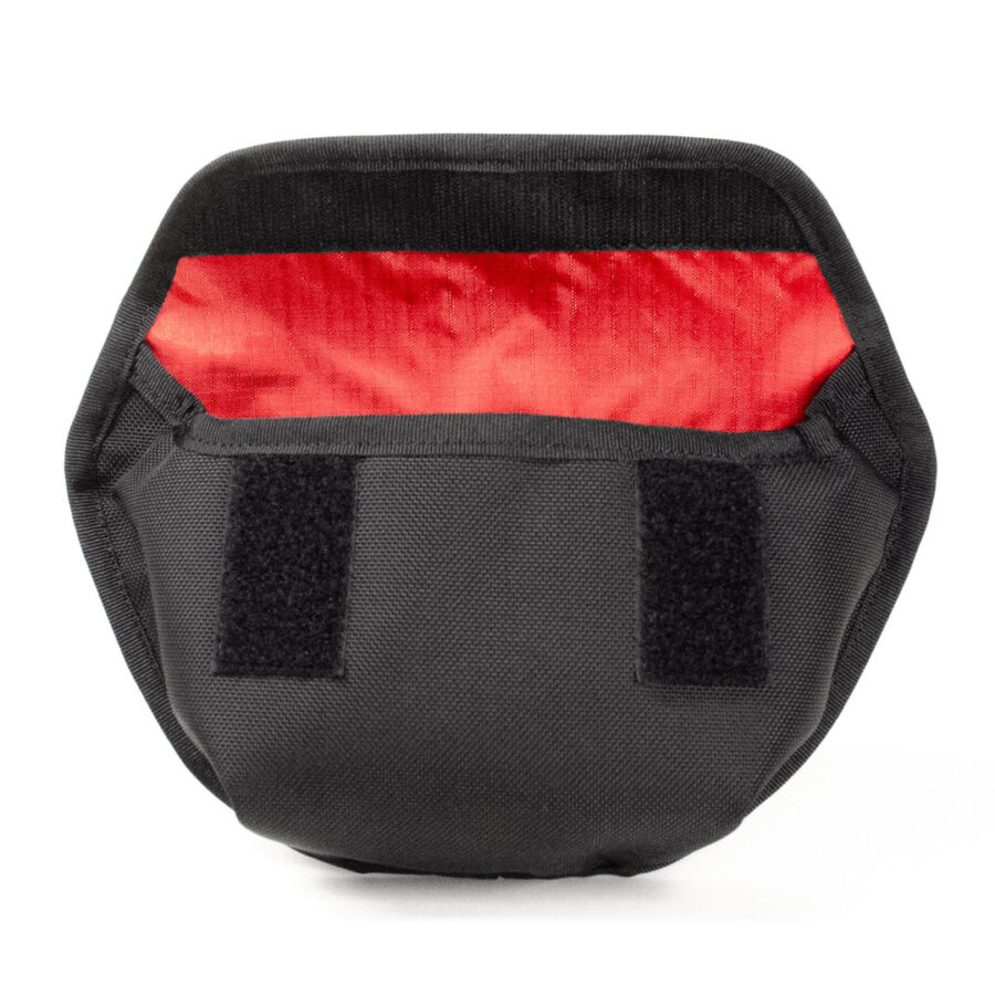 sacoche banane hip pouch rouge et noire