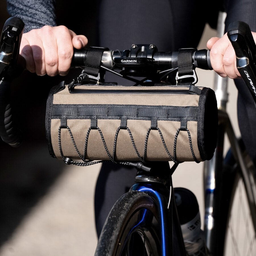 sacoche de guidon ratio rollmop pour vélo de route ou gravel ou bikepacking