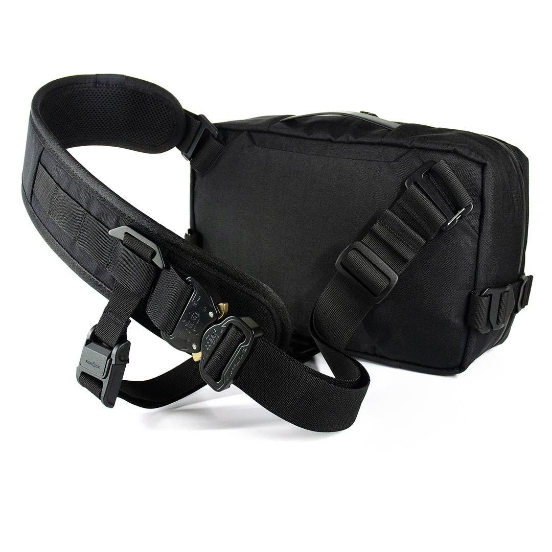 sac bandoulière avec boucle cobra et fidlock