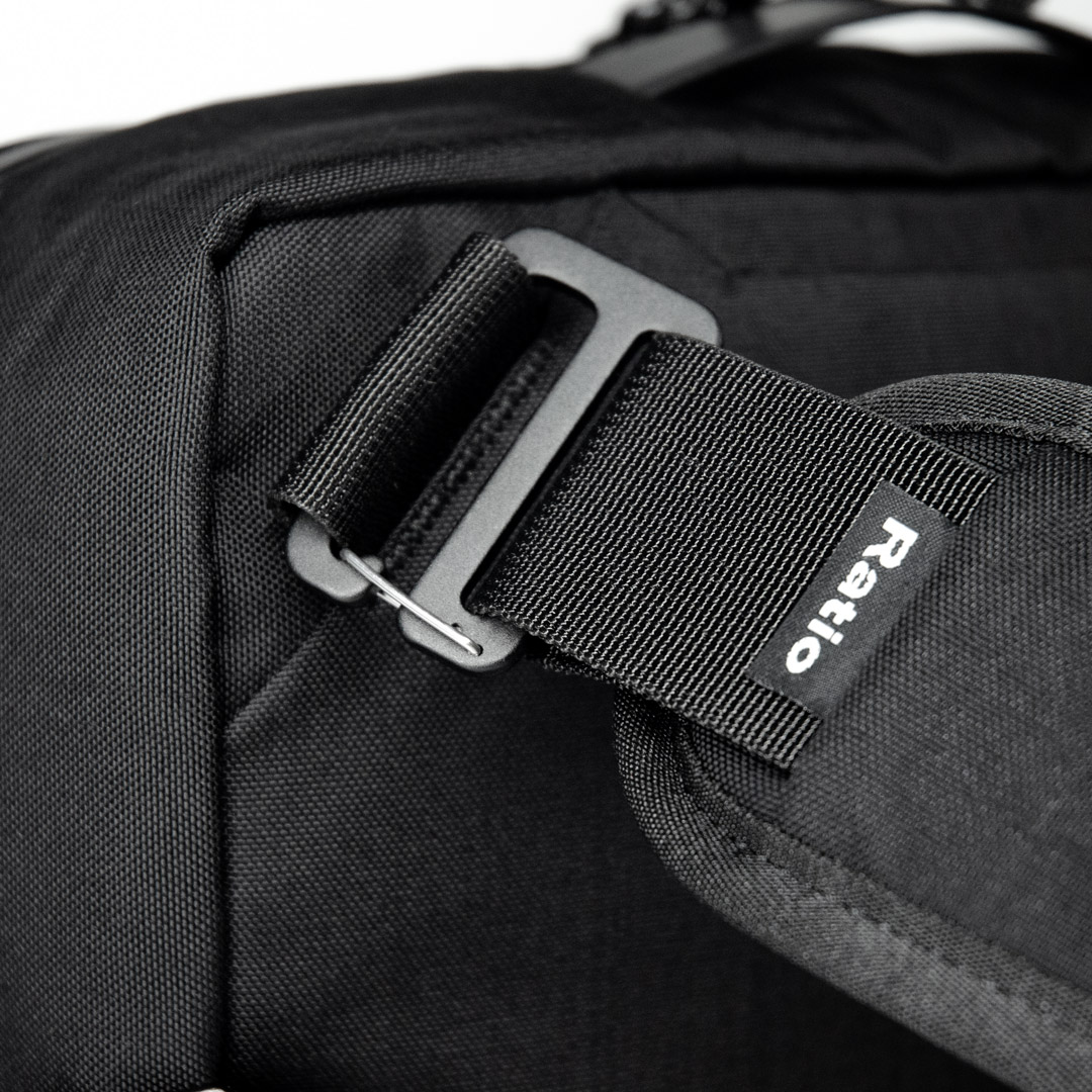 sacoche bandoulière ratio kernel boucles aluminium